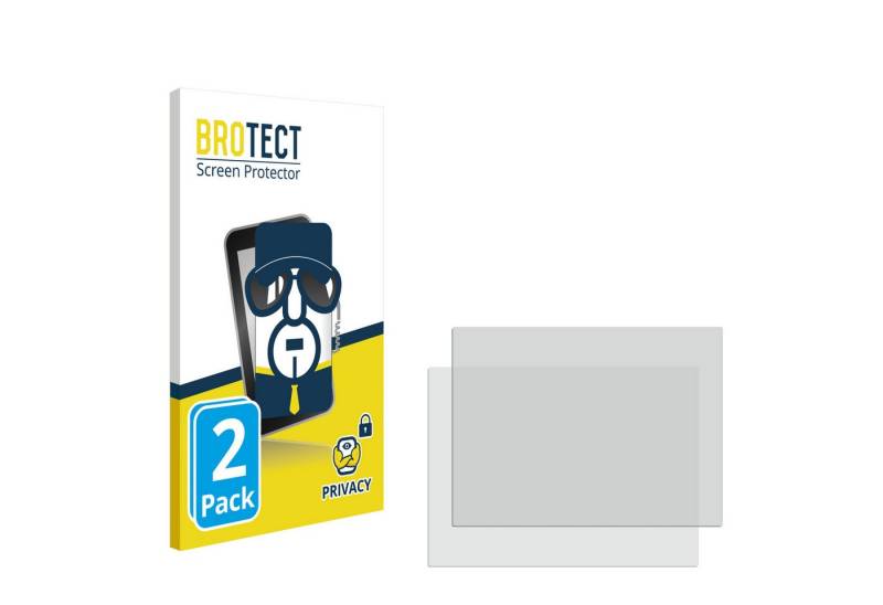 BROTECT Displayschutzfolie Sichtschutzfolie für 6.9 cm (2.7 Zoll) [55 x 41 mm], 2 Stück, Anti-Spy Privacy Sichtschutz Blickschutzfolie Blaulicht-Schutz von BROTECT