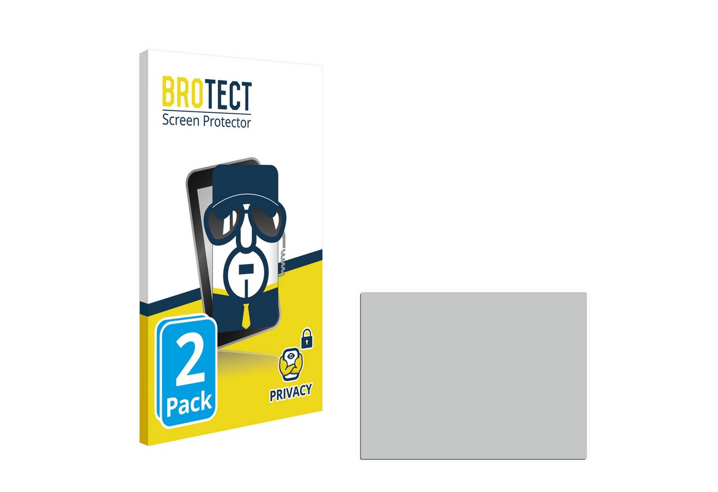 BROTECT Displayschutzfolie Sichtschutzfolie für 6.9 cm (2.7 Zoll) [55 x 41 mm], Anti-Spy Privacy Sichtschutz Blickschutzfolie Blaulicht-Schutz von BROTECT