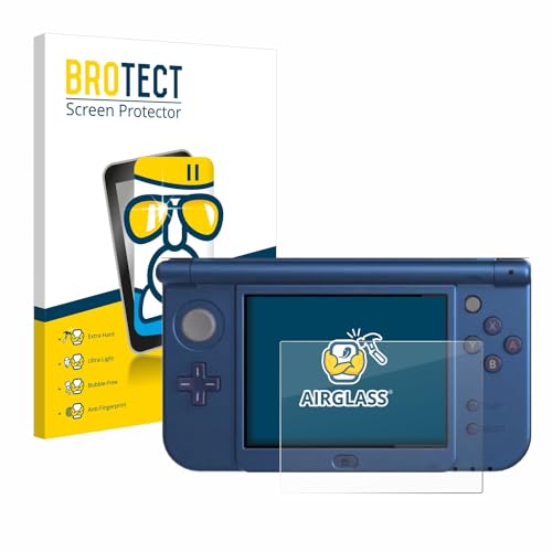 BROTECT Schutzglas für Nintendo New 3DS XL (Unteres Display) Schutzfolie Panzer Folie Glas [Extrem Kratzfest 9H, Anti-Fingerprint, Ultra-Transparent] von BROTECT