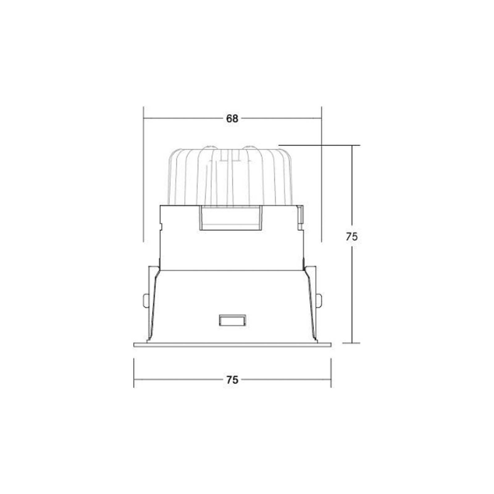 BRUMBERG Downlight Binato DALI Anschlussbox 3.000 K weiß von BRUMBERG