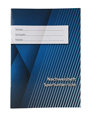 BSN SPREMBERG (50000508) - Nachweisheft Sportunterricht - Sportbuch - A5 (blau) von BSN SPREMBERG