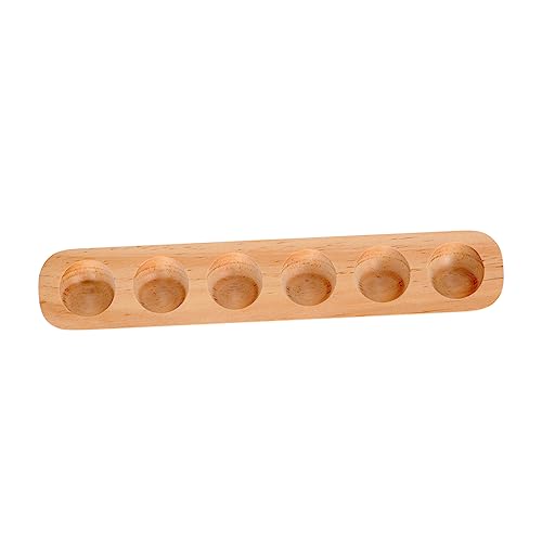 BUGUUYO 1Stk Eierschale aus Holz Ei-Organizer für den Haushalt Küchenregal Desktop-Eierteller kühlschrank eierhalter egg holder for refrigerator Eier-Organizer ei halten versorgung hölzern von BUGUUYO