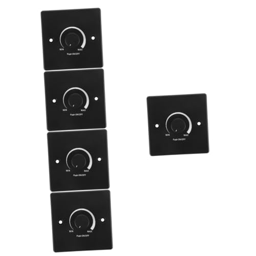 BUGUUYO 5st Rv-niederspannungsdimmer Sensor Wlan-dimmer -deckenleuchte Im Freien Rattan W-lan Yacht -streifenlichter Wohnmobil Lichtschalter Dimmschalter Aus -lampe Stk Black von BUGUUYO