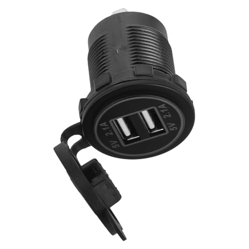 BUGUUYO Auto-ladegerät Auto Zubehör USB- Fürs Auto USB Autoadapter Wasserdichter USB- Multifunktionale Ladegeräte Ladegerät Für Autos Ladegeräte Für Boote Plastik Black von BUGUUYO