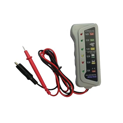 BUGUUYO Batteriemessgerät Kabel Autobatterie Ladegerät Batterie Booster D Batterien Multimeter Spannungswandler Autobatterietester Kabeltester Wiederaufladbares Autoladegerät von BUGUUYO