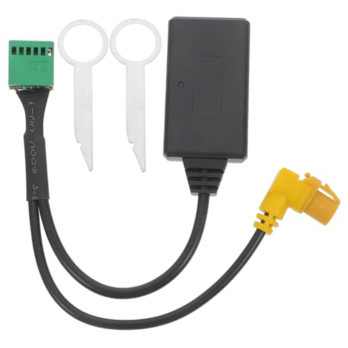 BUGUUYO Multimedia Audio Tools Auto Lautsprecher Audiokabel Lautsprecherkabel Kabel Für Lautsprecher Stereo Kabel Für Auto Stereo Kabel Audio Zubehör Schwarzer Kunststoff von BUGUUYO