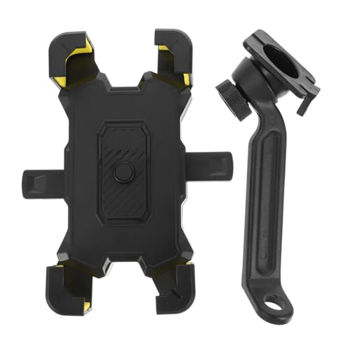 BUGUUYO Telefonständer Verstellbarer Ständer Fahrrad handyhalter montieren Fahrzeug Rückspiegel Handy aufsteller Handy Halter Fahrrad Lenker Halter Fahrrad telefonhalter STK Yellow von BUGUUYO