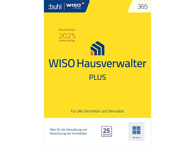 Buhl Data WISO Hausverwalter 365 Plus 2025 - [PC] von BUHL