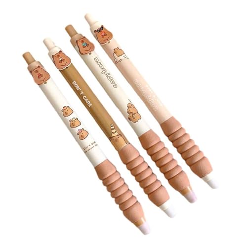 4Pcs Cartoon Einziehbare Gel Stift 0 5 MM Spitze Glatt Zu Schreiben Schule Büro Liefert Für Erwachsene Studenten Schreiben Journaling von BUMMPI