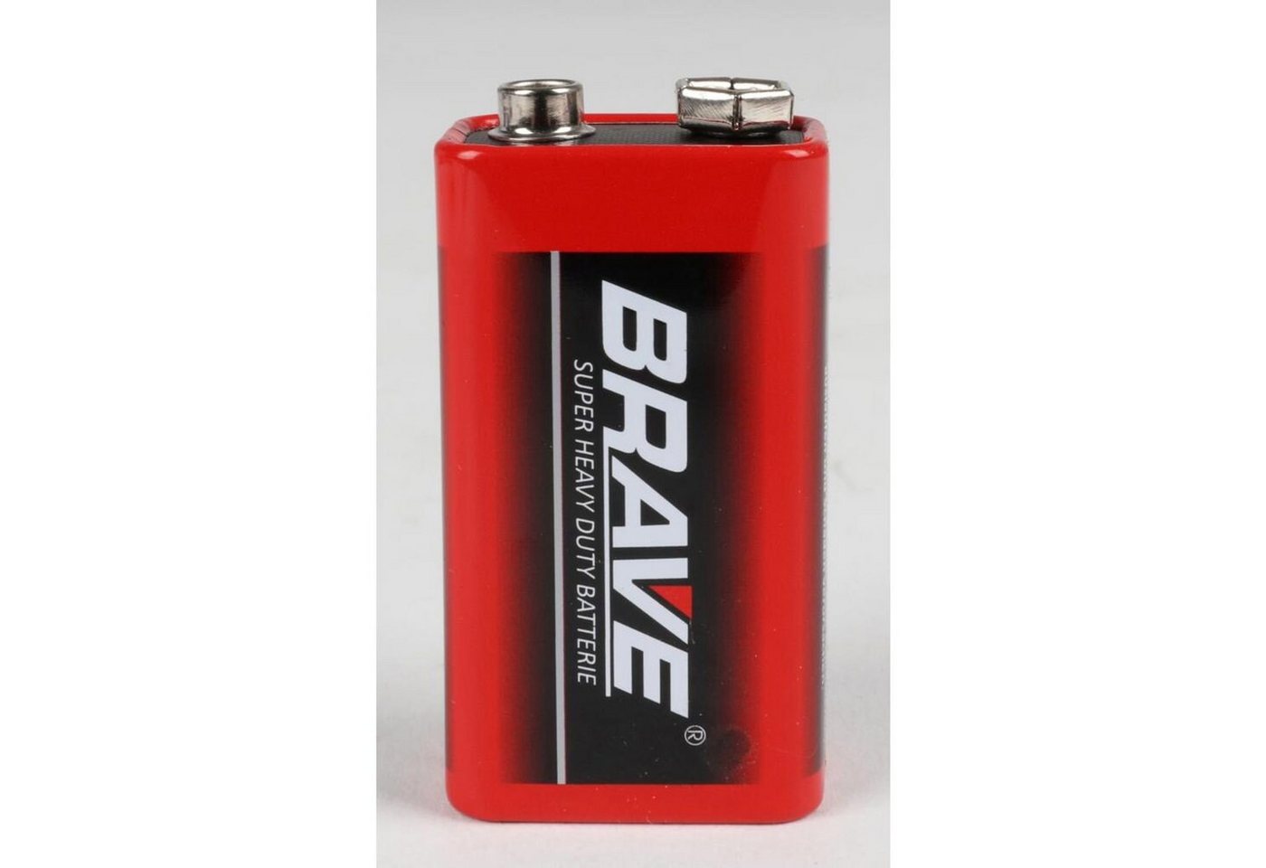 BURI 10x Brave Batterien 2er 9V 6F22 Super Stark Industrial Universal Strom Batterie, (20 St) von BURI