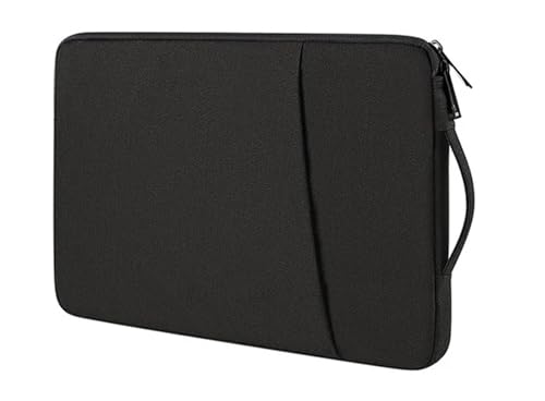 Computertasche Computer Tasche Laptop Sleeve Handtasche Fall for 13 13,3 14 15 15,6 15,4 Zoll Wasserdichte Tasche Notebook Abdeckung FüR Computer(Black,13-13.3 Inch) von BXPZFXSR