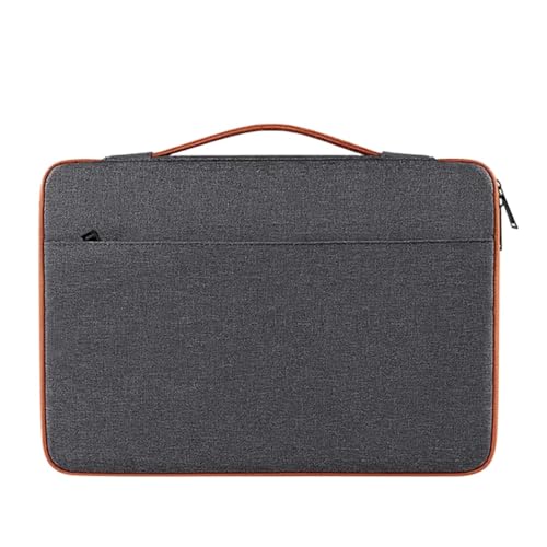 Computertasche Laptop-Hülle, Notebook-Tasche, stoßfest, Computer-Aktentasche, Reise-Business-Herren-Tasche, Computer-Tasche FüR Computer(Grey,14-15.4 inch) von BXPZFXSR