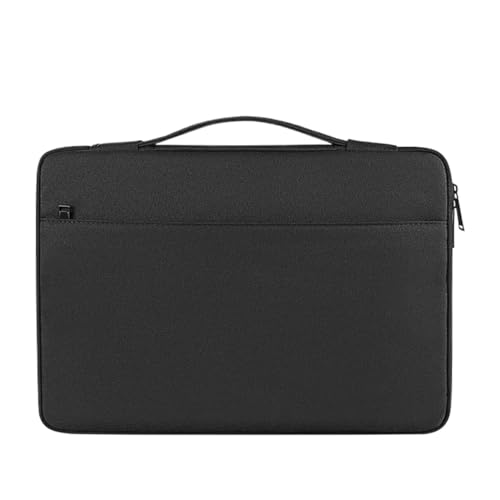 Computertasche Laptop-Hülle, Notebook-Tasche for stoßfeste Computer-Aktentasche, Reise-Business-Herrentasche FüR Computer(Black,14-15.4 inch) von BXPZFXSR