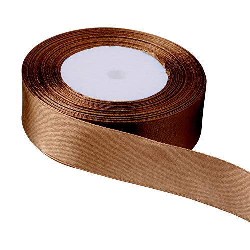 40 mm Gold für Geschenkverpackungen, 25 m doppelseitig, Polyester, dicke Stoffrolle zum Basteln von Blumensträußen, Weihnachtsbaum, Kuchen, DIY-Haar-Accessoires, Nähen, Schleifen, Hochzeitsdekoration von BXVXWKJXKR