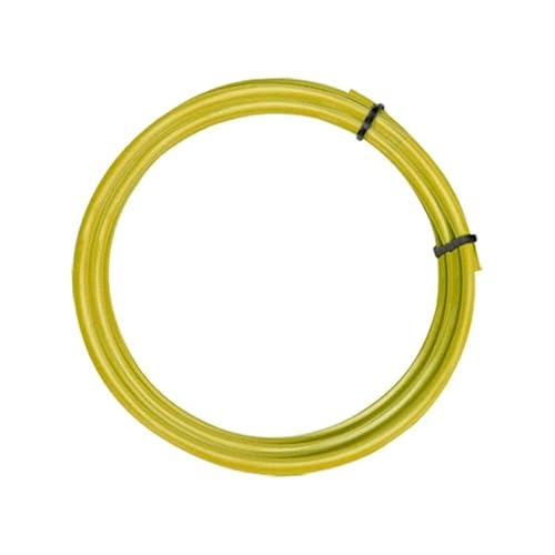 Glattes Rohr PTFE-Schlauch, 4 mm Außendurchmesser x 2 mm Innendurchmesser, 3D-Druckerzubehör for 1,75 mm Filament, flexible Temperaturbeständigkeit Weniger Reibung(Yellow) von BYBYB