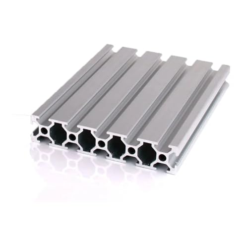 2040 3030 2080 Aluminum Profile 100 200 300 350 400 450 500 550 600 mm Linear Rail Extrusion Extrusion CNC 3D Printer Parts(T-20100 silver,650mm) von BYCIFRLG