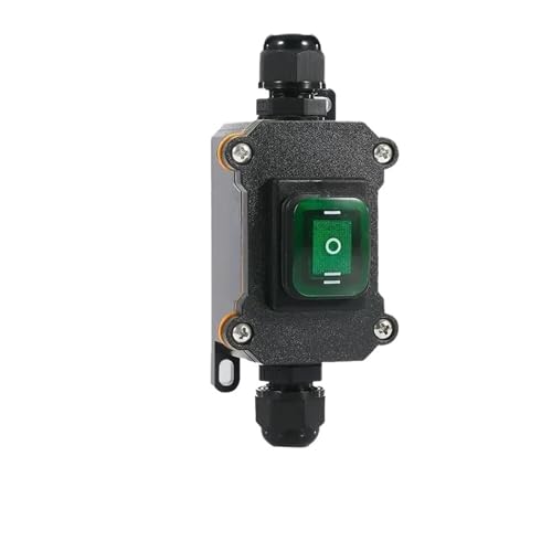 Waterproof switch Waterproof ship type switch220V/24V/12V 20A Rain proof outside the electrical roomAmpere boxSecond gear IP65(Double green 220V,20 PCS) von BYCIFRLG