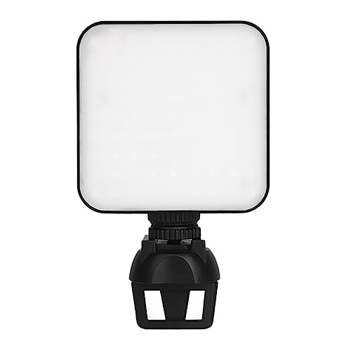 BYCUFF 1 PCS LED-Videokameraleuchte 1700LM 6500K Mini für DSLR-Kamera, LED-Panel-Lampe, Foto- und Videobeleuchtung mit 1/4-Schraubenloch von BYCUFF