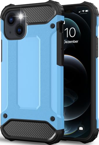 BYONDCASE iPhone 14 Handyhülle Blau [iPhone 14 Panzer Outdoor Hülle] Hardcase Ultra Slim kompatibel mit dem iPhone 14 Case von BYONDCASE