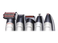 BaByliss 10-in1 Multi Groomer, Grau, Silber, Kunststoff, Zylinder, 3 mm, 1,5 cm, 3,2 cm von BaByliss
