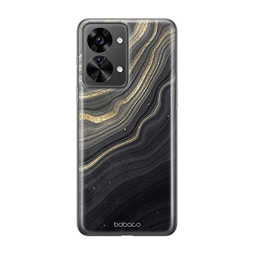 Babaco ERT GROUP Handyhülle für Oneplus Nord 2T 5G Original und offiziell Lizenziertes Muster Marble 009 optimal an die Form des Handy angepasst, hülle aus TPU von Babaco