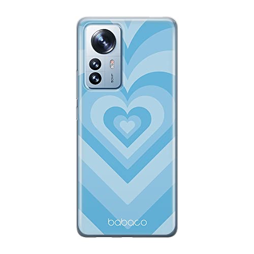 Babaco ERT Group Handyhülle für Xiaomi 12 PRO Original und offiziell Lizenziertes Muster Hearts 007 optimal an die Form des Handy angepasst, hülle aus TPU von Babaco