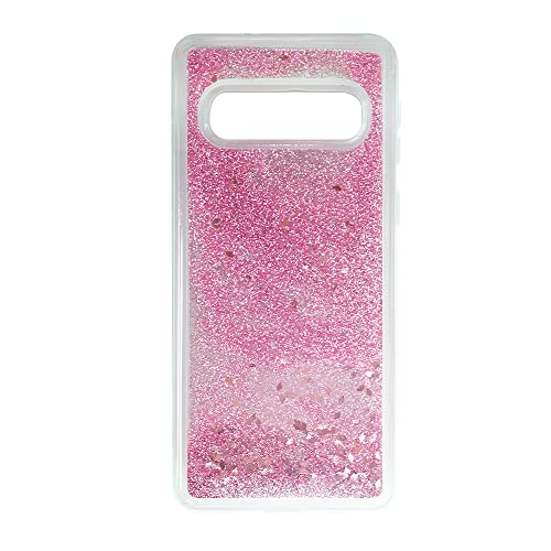 Babaco Handyhülle für Samsung S10 mit flüssigem Glitzereffekt, Pink von Babaco