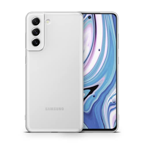 Babaco Premium Clear Handyhülle für Samsung S21 FE optimal an die Form des Mobiltelefons angepasst, Kristallhülle aus TPU von Babaco