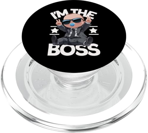 Baby Boss „Ich bin der Boss“ Wie ein Boss Kinder PopSockets PopGrip für MagSafe von Baby Like a Boss Merch