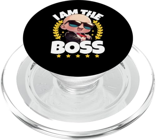 Baby Boss „Ich bin der Chef“ Wie ein Chef Kinder PopSockets PopGrip für MagSafe von Baby Like a Boss Merch