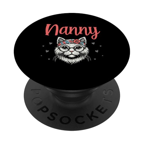 Nanny Cat Babysitterin Babysitterin PopSockets Klebender PopGrip von Babysitting Babysitter Nanny Gifts