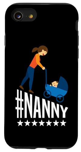 Hülle für iPhone SE (2020) / 7 / 8 #Nanny Babysitting Herrliche Pflege von Babysitting Humor Nanny Au Pair Fun