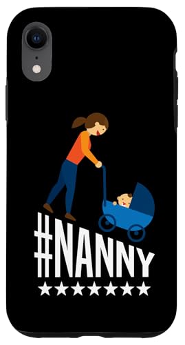 Hülle für iPhone XR #Nanny Babysitting Herrliche Pflege von Babysitting Humor Nanny Au Pair Fun