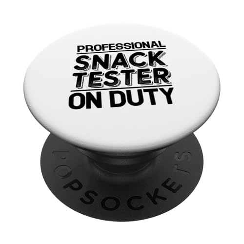 Professioneller Snack-Tester für Babysitter PopSockets mit austauschbarem PopGrip von Babysitting Nanny Babysitter Gifts