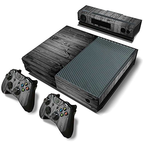 Bacar Skin Aufkleber Für Xbox One Konsole + 2 Controller, PVC, Maserungsmuster, H10 von Bacar