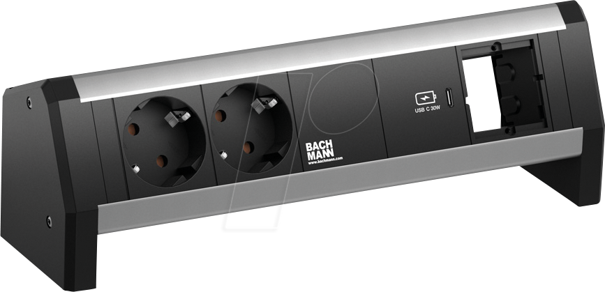 BACH 902.0815 - DESK 2xSchutzkontakt USB C, USB Charger 30W 1xABD GST18 BACH 902.0815 - DESK 2xSchutzkontakt USB C, USB Charger 30W 1xABD GST18 von Bachmann