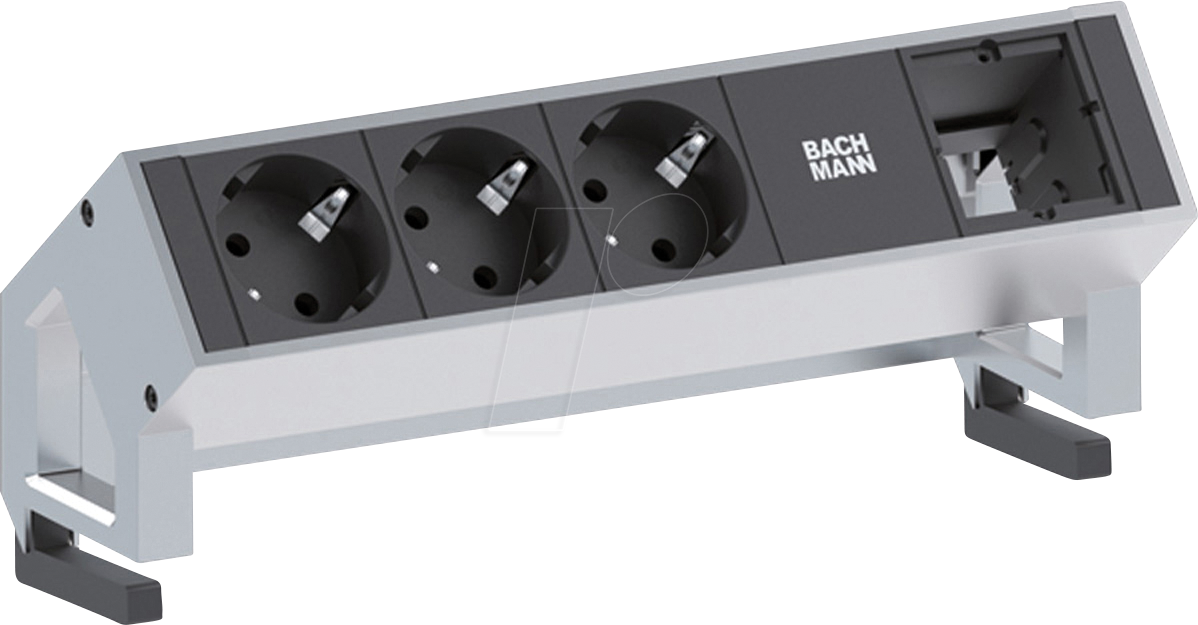 BACH 902.200 - DESK2 3x Schutzkontakt 1x ABD GST18, weiß BACH 902.200 - DESK2 3x Schutzkontakt 1x ABD GST18, weiß von Bachmann