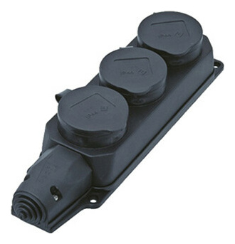 Bachmann 381.109 Steckdosenleiste IP44 3-fach mi Bachmann 381.109 Steckdosenleiste IP44 3-fach mi von Bachmann