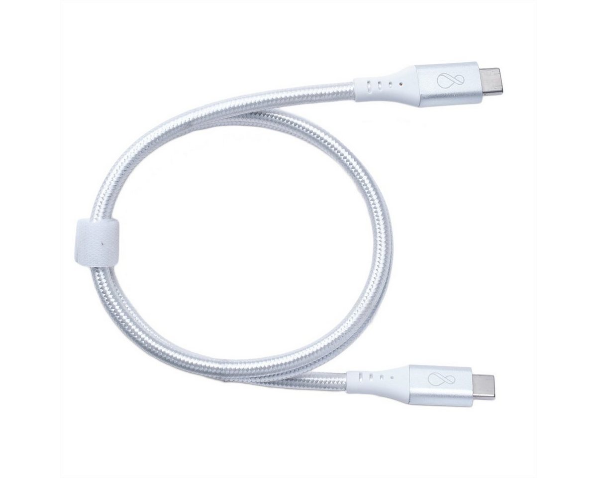 Bachmann Ochno USB-C Kabel gerade 0,7m silber Stromadapter, 0.7 cm von Bachmann