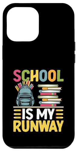 School Is My Runway Back To School Schüler Lehrer Hülle für iPhone 12 Pro Max von Back To School Teacher Students Learning Gift