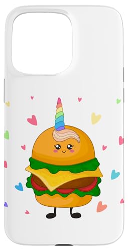 Team Hamburger Einhorn Burger & Käse Pommes Frites Hülle für iPhone 15 Pro Max von Back To School for Middle School Birthday Bro Dude