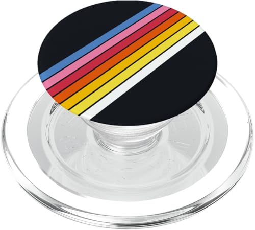 Retro-Streifen (gestreift) PopSockets PopGrip für MagSafe von Bad Decisions Make Good Stories