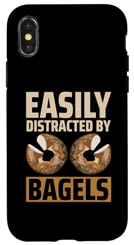 Hülle für iPhone X/XS Bagel-Frühstück von Bagel Gifts for Bagel Lovers