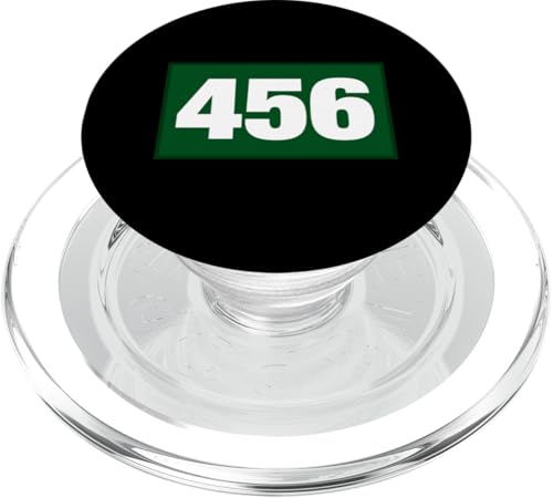 Cool 456 Code Number Illustration Novelty Graphic Designs PopSockets PopGrip für MagSafe von Bahaa's Tee