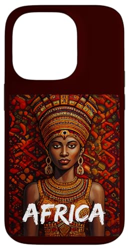 Cute African Queen Black lady, Africa Illustration Designs Hülle für iPhone 14 Pro von Bahaa's Tee