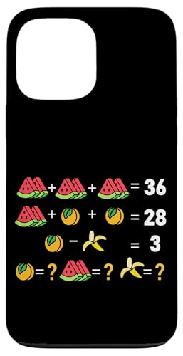 Hülle für iPhone 13 Pro Max Mathematisches lustiges Rätselspiel, Grafik, coole Designs von Bahaa's Tee