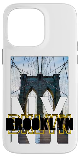 Hülle für iPhone 14 Pro Max Cool New York City Streets outfit, New York Brooklyn Bridge von Bahaa's Tee