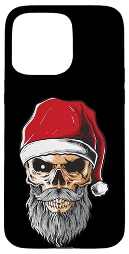 Hülle für iPhone 15 Pro Max Funny Christmas Skull, Christmas New Year Holiday Present von Bahaa's Tee