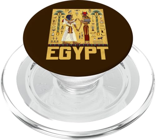 I Love Egypt, Cool Ancient Egypt Pharoahs Graphic Design PopSockets PopGrip für MagSafe von Bahaa's Tee