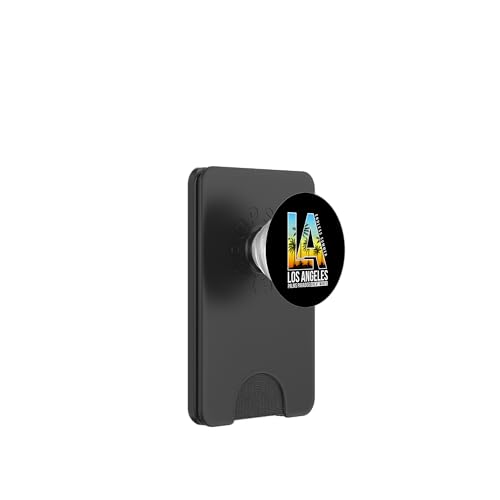 I Love L.A, Cool Los Angeles California Illustration Graphic PopSockets PopWallet für MagSafe von Bahaa's Tee